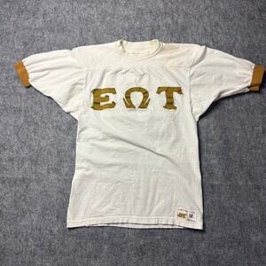 Vintage Russell Athletic Epsilon Omega Tau Fraternity Jersey Shirt USA M